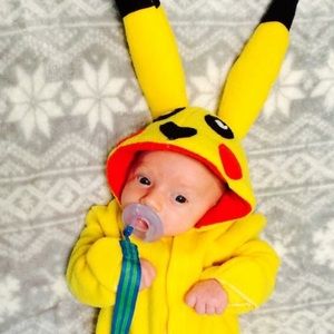 0-3 month handmade pikachu costumer